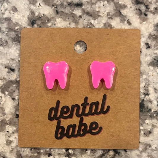 Tooth Earrings- Choose your color